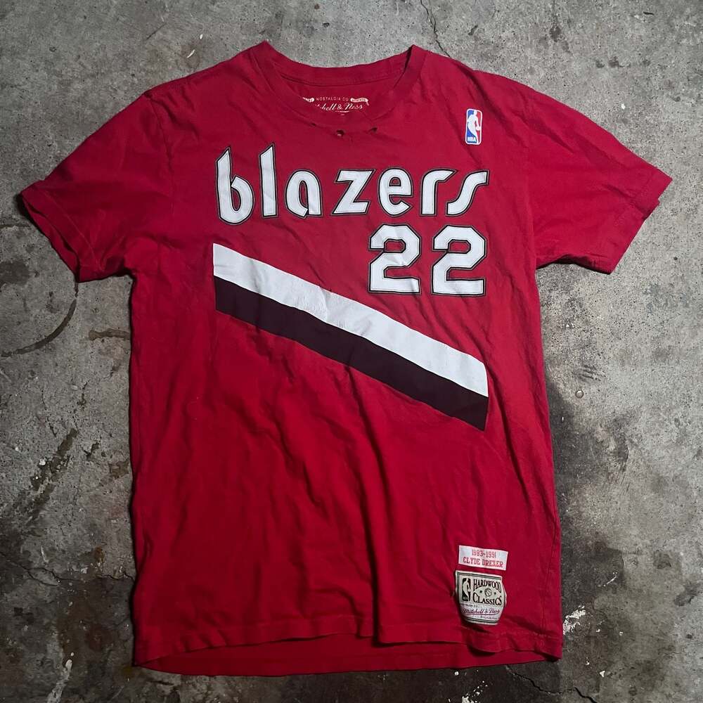 Mitchell & Ness Portland Trail Blazers Clyde Drexler hardwood classics